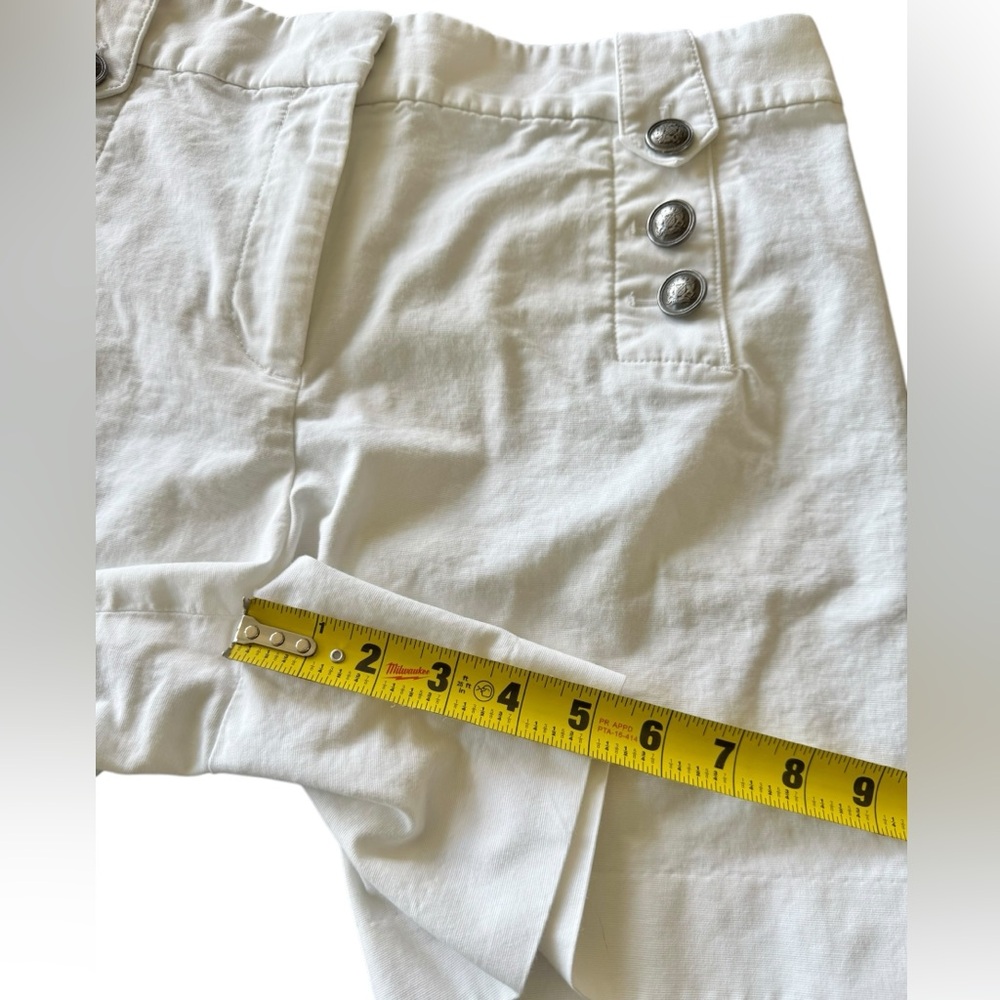 Talbots Sailor Shorts Women's White Size 8P - Picture 10 of 10
